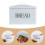bread storage box iron kitchen case 8