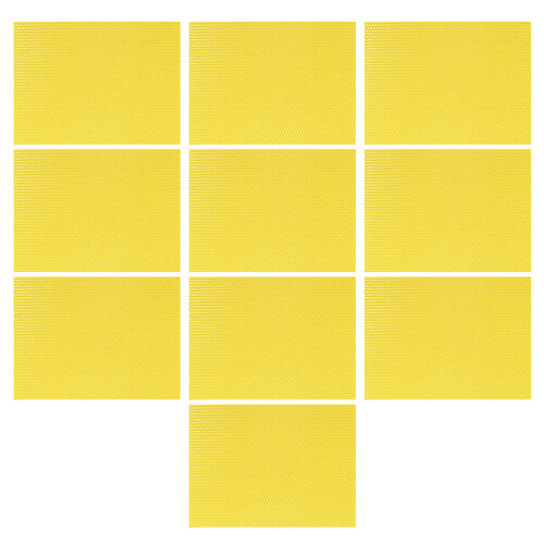 10pcs beehive wax coated foundation sheets for honeybees