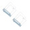 2 Pcs Sink Rack Bathroom Holder Multi-Function Storage Shelf 6