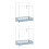 2 Pcs Sink Rack Bathroom Holder Multi-Function Storage Shelf 8