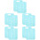 10 pcs shirt stacking board foldable clothing packing aid tool 6