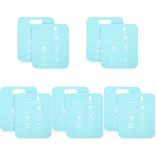 10 pcs shirt stacking board foldable clothing packing aid tool 1