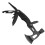 Stainless Steel Multitool Axe Hammer, Black 12