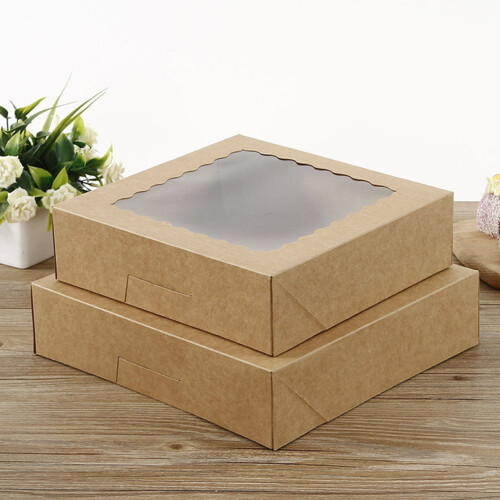 10pcs Cookie Package Boxes with Window 2