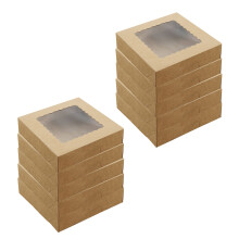 10pcs Cookie Package Boxes with Window