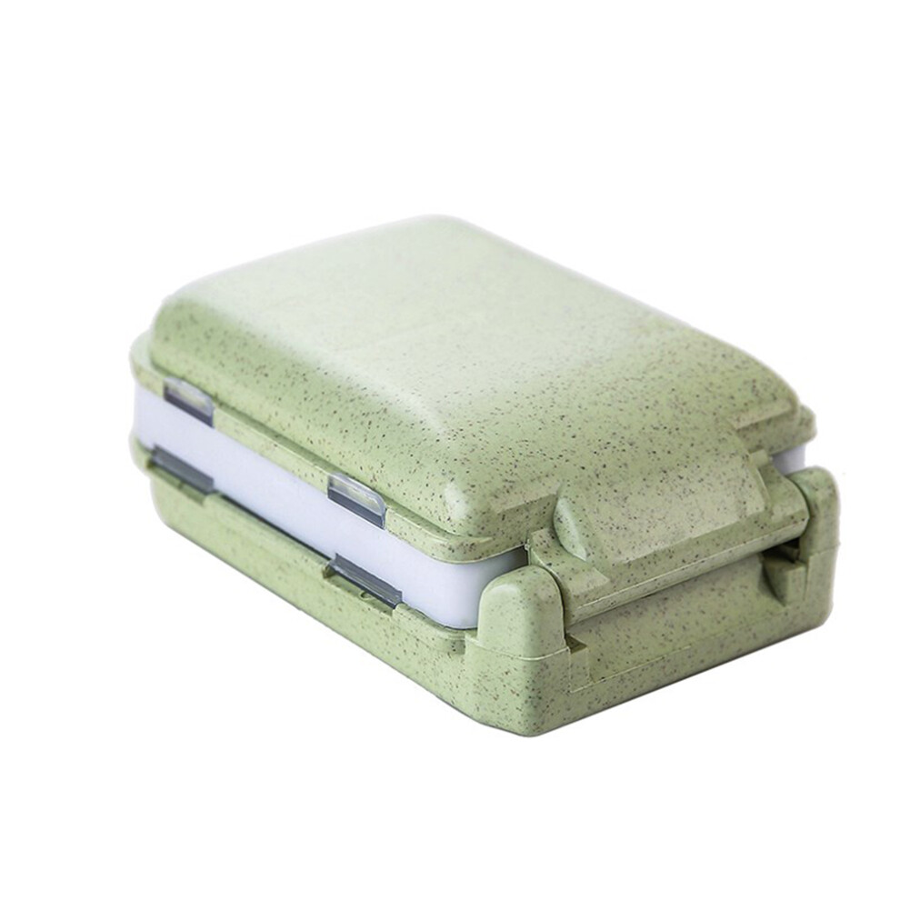 Villcase 1Pc Portable 3-Layer Pill Box Medicine Container