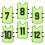 6pcs Polyester Vests Open Sided Practice Team 9