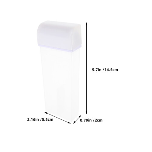 3pcs Dehairing Wax Storage Bottles Plastic Dispenser 2