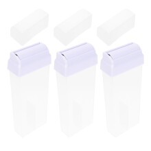 3pcs Dehairing Wax Storage Bottles Plastic Dispenser