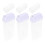 3pcs Dehairing Wax Storage Bottles Plastic Dispenser 1