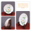2pcs Wood Plate Display Stand Dish Easel Rack 9