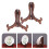 2pcs Wood Plate Display Stand Dish Easel Rack 5