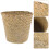 4 pcs woven straw storage baskets for bedroom bathroom office space-saving 11