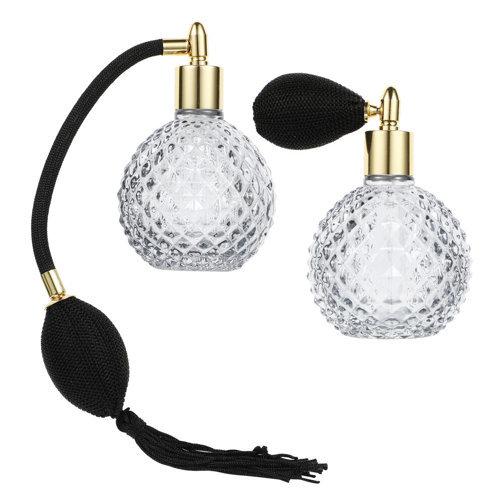 Villcase 2Pcs 100Ml Refillable Perfume Spray Bottles