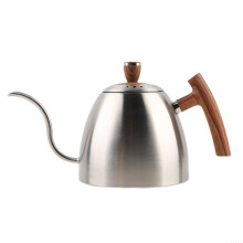 Kettle Slender Nozzle, Ergonomic Handle, Home Brewing, Silver