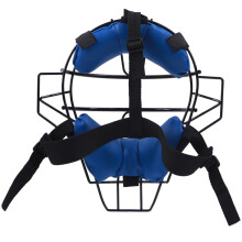 Softball Catchers Helmet For Kids Lightweight Padded Full Face Protection Shock Absorbing Baseball Softball Blue