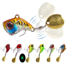 6PCS 13g Spinning Bait Artificial Bait Spinner Bait Spinner Bait Spin Buddy Artificial Bait Fishing Lure Fishing Hooks