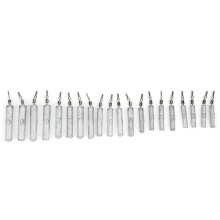 20pcs / Box Long Strip Fishing Sinker Lure Weight Fishing Tackle Accessories