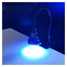 UV Torch Ultraviolet Flashlight For UV Glue Curing 365/395/405Nm Clip-On Shadowless Lamp PCB Soldering Phone Repair DIY