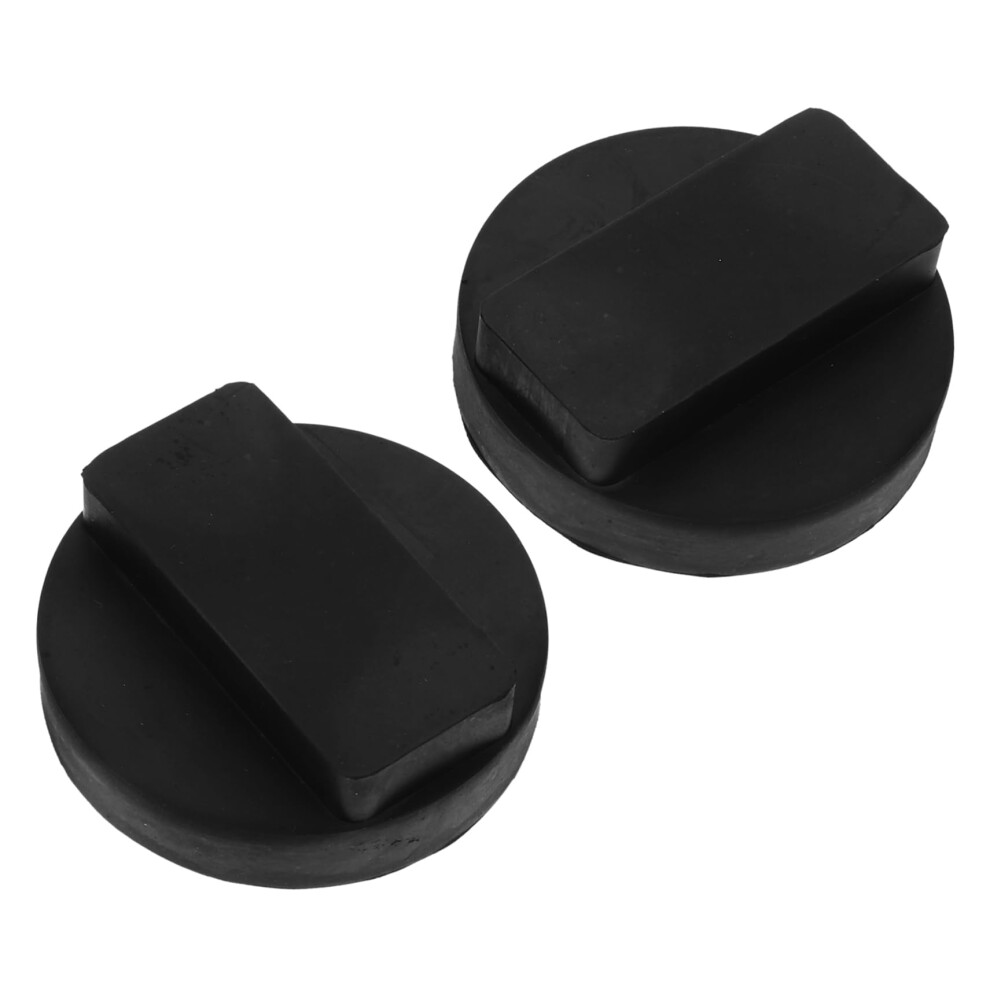 Rubber Jack Pads 2-Piece Stable Support Shock Absorber Blocks Durable Rubber Vehicle Compatibility Prevent Scratches 9393856900176