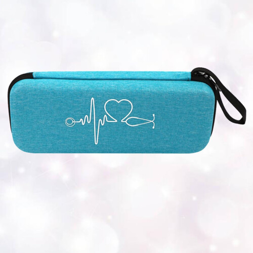 1pc Shockproof Portable Stethoscope Case With Net Pouch, Multifunctional Storage, Compatible With Litsh Compact Design 2