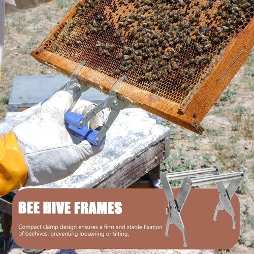 Beekeeping Tools Beekeeping Frame Gripper Stainless Steel Clip For Frames Honey Catching 1