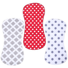 3 absorberende doekjes baby, van katoen, duurzaam