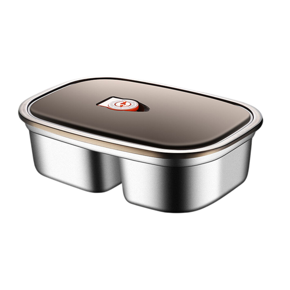 (Double grid) Durable Stainless Steel Container Sets With Compartment-divided-image-OPC-PKPKNQW-NEW