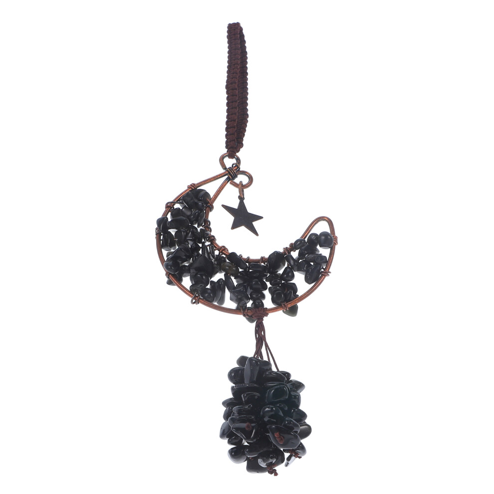 5pcs Moon Crystal Hanging Ornament for Rear View Mirror Backpack-image-OPC-PKPM2C8-NEW