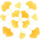 300 pcs simulation ginkgo leaves for wedding decor 3
