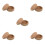 5Pcs Handheld Wood Grain Grinder Manual Multifunctional Kitchen Mill 9