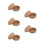 5Pcs Handheld Wood Grain Grinder Manual Multifunctional Kitchen Mill 5