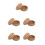 5Pcs Handheld Wood Grain Grinder Manual Multifunctional Kitchen Mill 4