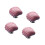 4pcs Ceramic Shell Knobs Sea Style Pull Handles for Cabinet Drawer 8