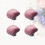 4pcs Ceramic Shell Knobs Sea Style Pull Handles for Cabinet Drawer 6