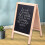 2pcs wooden folding double-sided whiteboard blackboard memo board 8
