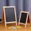 2pcs wooden folding double-sided whiteboard blackboard memo board 10