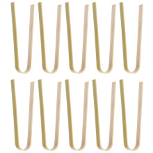 10pcs bamboo food clips multi-function tongs kitchen supplies