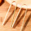 10pcs bamboo food clips multi-function tongs kitchen supplies 10