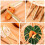 10pcs bamboo food clips multi-function tongs kitchen supplies 11