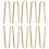 10pcs bamboo food clips multi-function tongs kitchen supplies 9