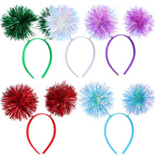 10 Pcs Pom Pom Headbands Party Cosplay Holiday Bopper