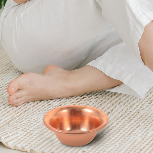 copper bowl for buddha ritual meditation decor 2