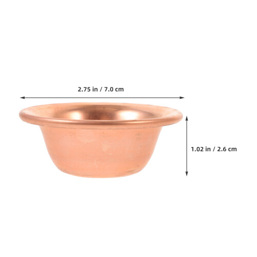 copper bowl for buddha ritual meditation decor 1