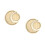 2 sets moon tray crystal stone storage wooden display holder 6