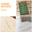 2pcs foosball table rods replacement heavy duty with safety caps 8