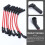 5pcs cotton rope bookends, boho style, hand-woven, book holder 3