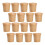50 sets disposable kraft paper soup cups for storage 7
