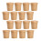 50 sets disposable kraft paper soup cups for storage 10