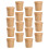 50 sets disposable kraft paper soup cups for storage 9